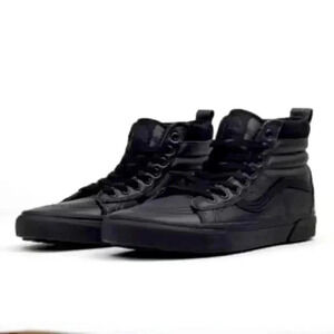 Vans SK8-HI MTE All Weather Black Leather Shoes